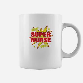 Super Nurse Rn Super Power Nursing Student Hero Costume Coffee Mug - Seseable