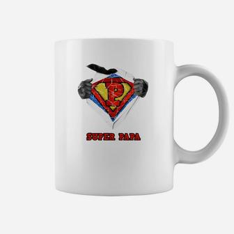 Superheld Papa Tassen mit Heldendesign, Perfektes Vatertagsgeschenk - Seseable