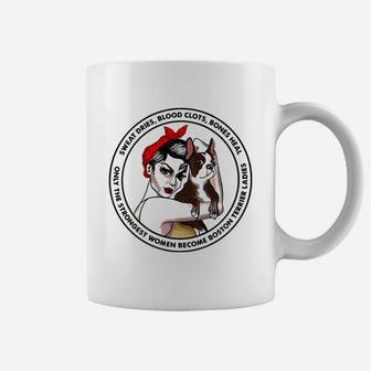 Sweat Dries Blood Clots Bones Heal Lady Pug Dog Coffee Mug - Seseable