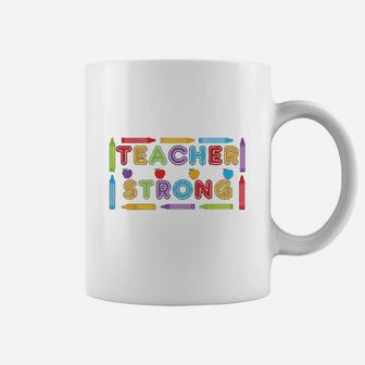 Teacher Strong Gifts For The Worlds Best Teacher Coffee Mug - Seseable