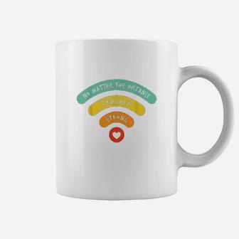 Teacher Strong Wifi No Matter The Distance Coffee Mug - Seseable