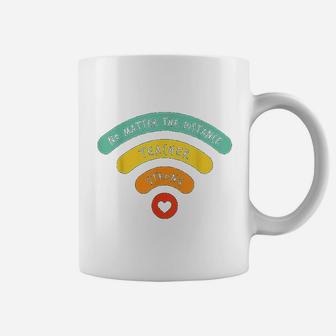 Teacher Strong Wifi No Matter The Distance Home School Coffee Mug - Seseable