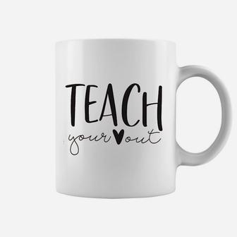 Teacher Women Cute Letter Teaching Coffee Mug - Seseable