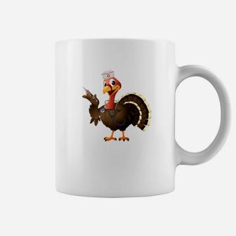 Thanksgiving Nurse Turkey Feast Day Coffee Mug - Seseable