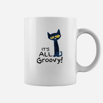 The Cat Its All Groovy Coffee Mug - Seseable