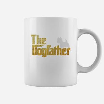 The Dogfather Pitbull Dog Dad Father s Day Coffee Mug - Seseable
