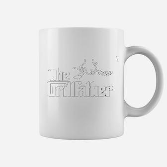 The Grill Father Funny, dad birthday gifts Coffee Mug - Seseable