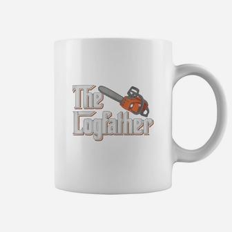 The Logfather, best christmas gifts for dad Coffee Mug - Seseable