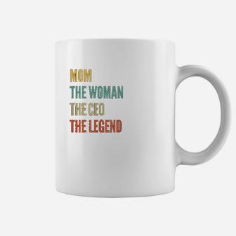 The Mom The Woman The Ceo The Legend Coffee Mug - Seseable