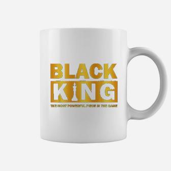 The Most Powerful Piece In The Game Black King Coffee Mug - Seseable