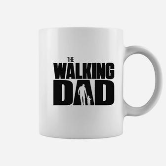 The Walking Dad Father Parent Funny Ring Spun Coffee Mug - Seseable