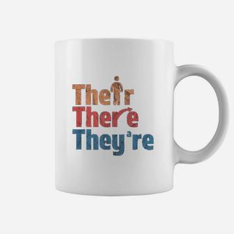 Their There They Are Funny English Teacher Coffee Mug - Seseable