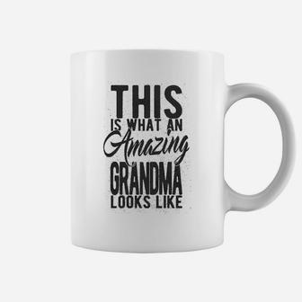 This Is What An Amazing Grandma Looks Like Coffee Mug - Seseable