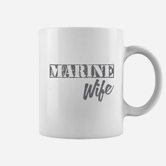 Thread Tank Marine Wife Coffee Mug - Seseable