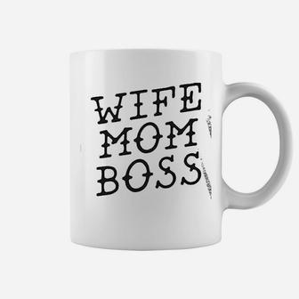 Trendy Mom Raglan Wife Mom Boss Royal Boutique Coffee Mug - Seseable