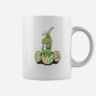 Trex Bunny Easter Egg Funny Gift For Easter Coffee Mug - Seseable