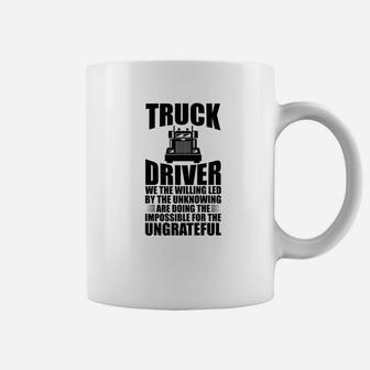 Trucker Truck Driver S Men Dad Grandpa Uncle Gifts Coffee Mug - Seseable