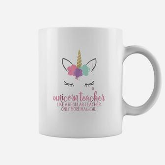 Unicorn Teacher Funny Cute Teacher Appreciation Gift Coffee Mug - Seseable