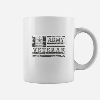 United States Army Veteran American Flag Coffee Mug - Seseable