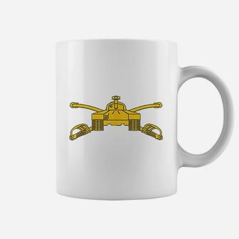 Us Army Armor Branch Insignia Military Tank Veteran Tanker Coffee Mug - Seseable