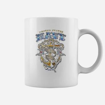 Us Navy Us Navy Vintage Tattoo Coffee Mug - Seseable