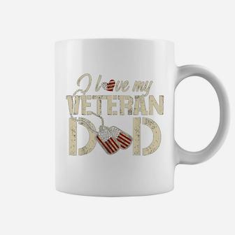Veteran Dad I Love My Dad Coffee Mug - Seseable