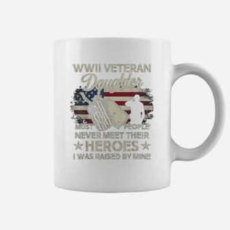 Veteran Dad Wwii Veteran Daughter Coffee Mug - Seseable