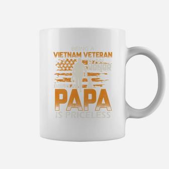 Vietnam Veteran Papa Premium Shirt Gift For Veteran Grandpa Coffee Mug - Seseable