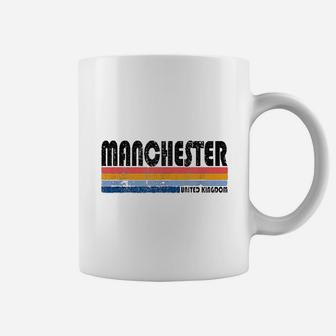 Vintage 70s 80s Style United Kingdom Manchester Coffee Mug - Seseable