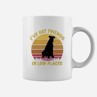 Vintage Airedale Terrier I Have Got Friends In Low Places Dog Lovers Coffee Mug - Seseable