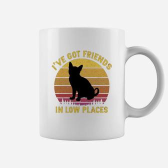 Vintage Australian Mist I Have Got Friends In Low Places Cat Lovers Coffee Mug - Seseable