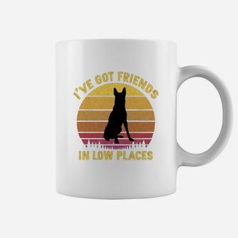 Vintage Belgian Malinois I Have Got Friends In Low Places Dog Lovers Coffee Mug - Seseable
