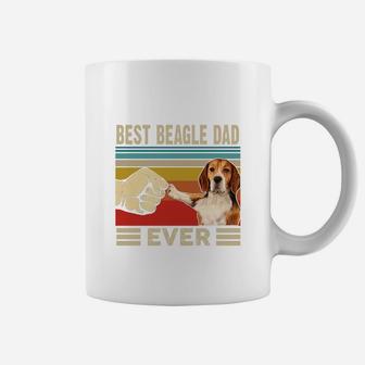 Vintage Best Beagle Dad Ever Coffee Mug - Seseable
