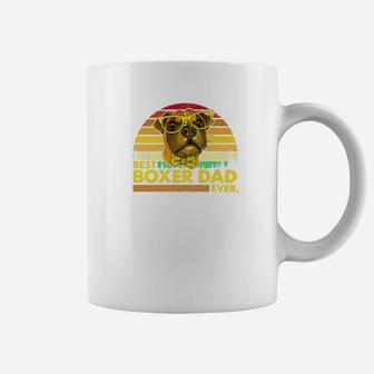 Vintage Best Boxer Dad Ever Dog Daddy Father Coffee Mug - Seseable