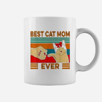 Vintage Best Cat Mom Ever Unique Gifts For Mom Coffee Mug - Seseable