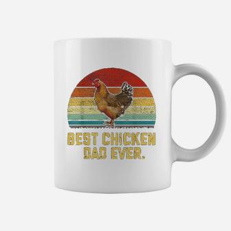 Vintage Best Chicken Dad Ever Coffee Mug - Seseable