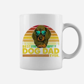 Vintage Best Dachshund Dad Ever Dog Daddy Father Coffee Mug - Seseable