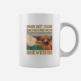 Vintage Best Dachshund Mom Ever Dog Lover For Mothers Day Coffee Mug - Seseable