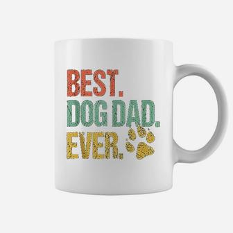 Vintage Best Dog Dad Ever Funny Dog Lover Gifts Fathers Day Coffee Mug - Seseable