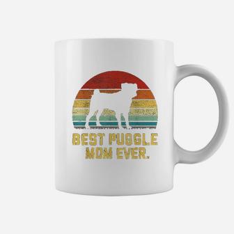 Vintage Best Puggle Mom Ever Thoughtful Gifts For Mom Coffee Mug - Seseable