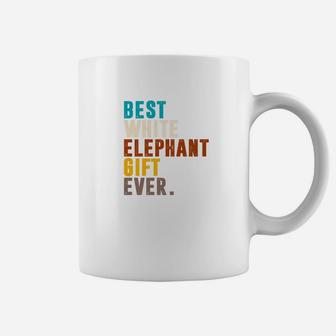 Vintage Best White Elephant Gift Ever Funny Christmas Coffee Mug - Seseable