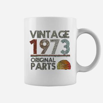 Vintage Birthday 1973 48th Retro Style Coffee Mug - Seseable