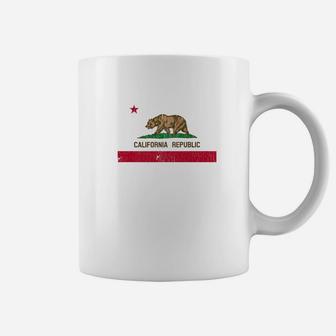 Vintage California Bear Republic State Flag 1846 Coffee Mug - Seseable