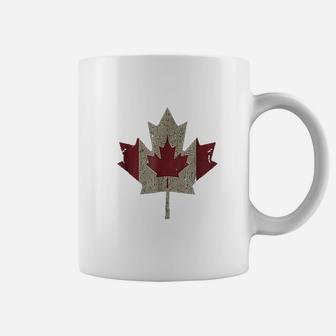 Vintage Canada Flag Maple Leaf Canadian Pride Coffee Mug - Seseable