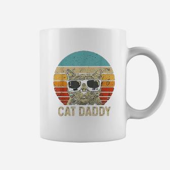 Vintage Cat Daddy Funny Cat Lover Gift Cat Dad Fathers Coffee Mug - Seseable