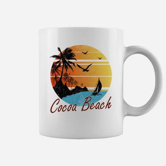 Vintage Cocoa Beach Beach Summer Gift 2020 Coffee Mug - Seseable