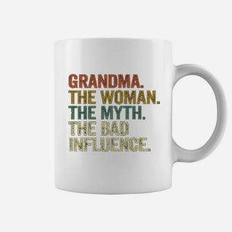 Vintage Cool Funny Grandm Myth Bad Influence A Coffee Mug - Seseable