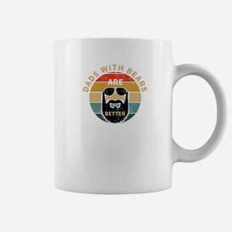 Vintage Dads With Beards Are Better Retro Fathers Day Gifts Premium Coffee Mug - Seseable