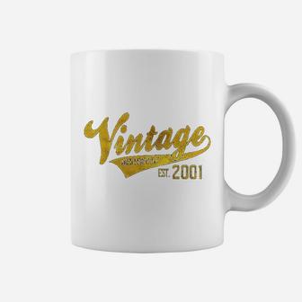 Vintage Est 21st Aged 21 Yrs Old Bday 20th Birthday Coffee Mug - Seseable