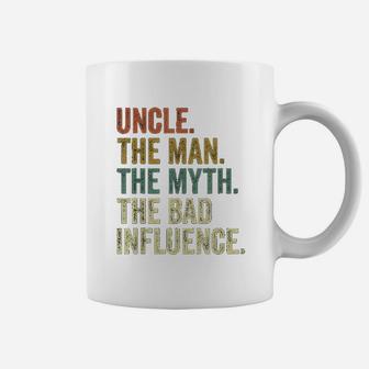 Vintage Fun Uncle Man Myth Bad Influence Coffee Mug - Seseable